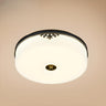 Modern Minimalist Round Drum Flush Mount Ceiling Light Image - 17