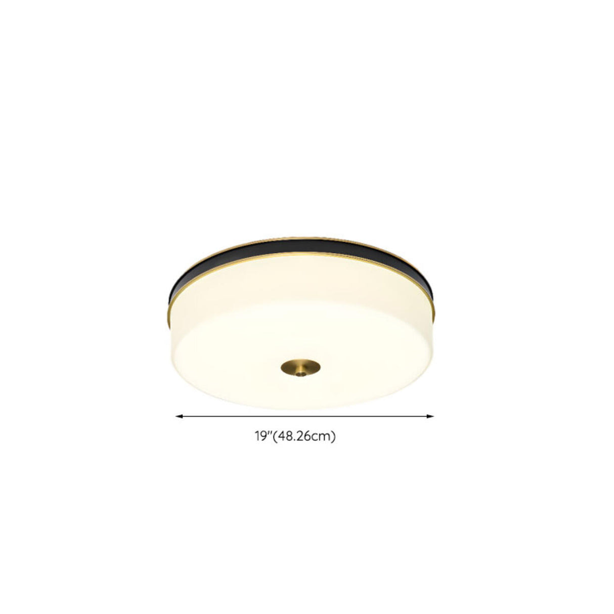 Modern Minimalist Round Drum Flush Mount Ceiling Light Image - 26