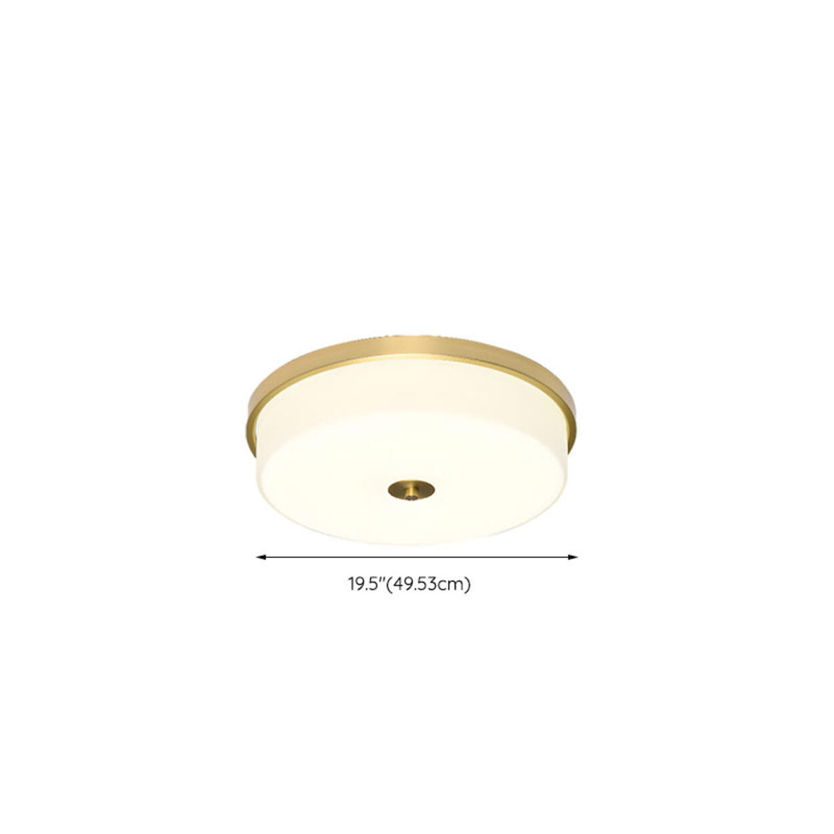 Modern Minimalist Round Drum Flush Mount Ceiling Light Image - 29