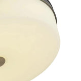 Modern Minimalist Round Drum Flush Mount Ceiling Light Image - 5