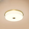 Modern Minimalist Round Drum Flush Mount Ceiling Light Image - 7