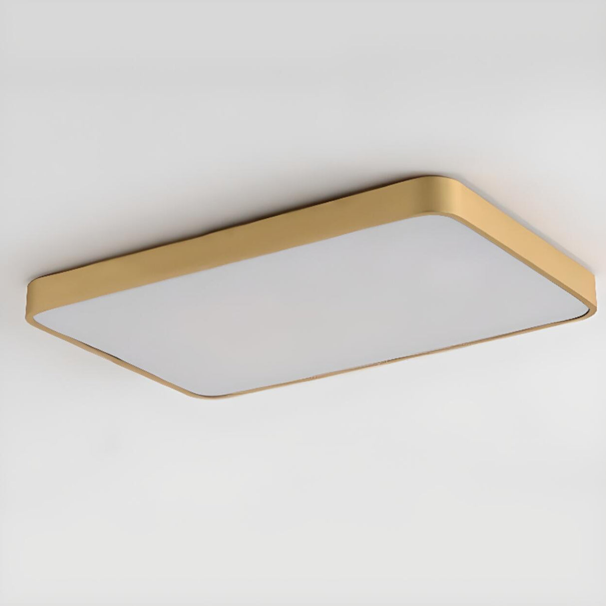 Modern Minimalist Round Gold LED Flush Mount Light Image - 9