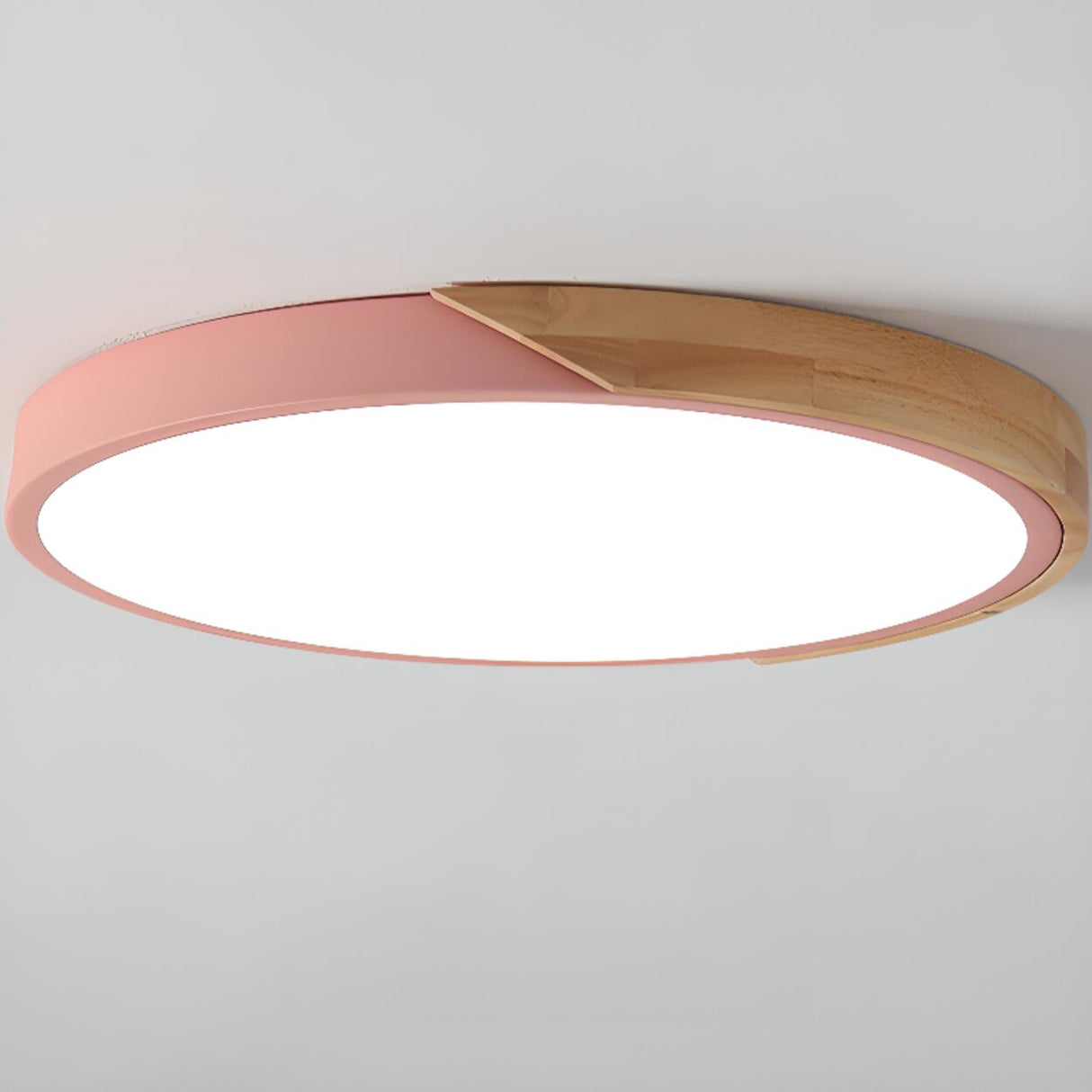  Modern Minimalist Round LED Flush Mount Ceiling Light Image - 14