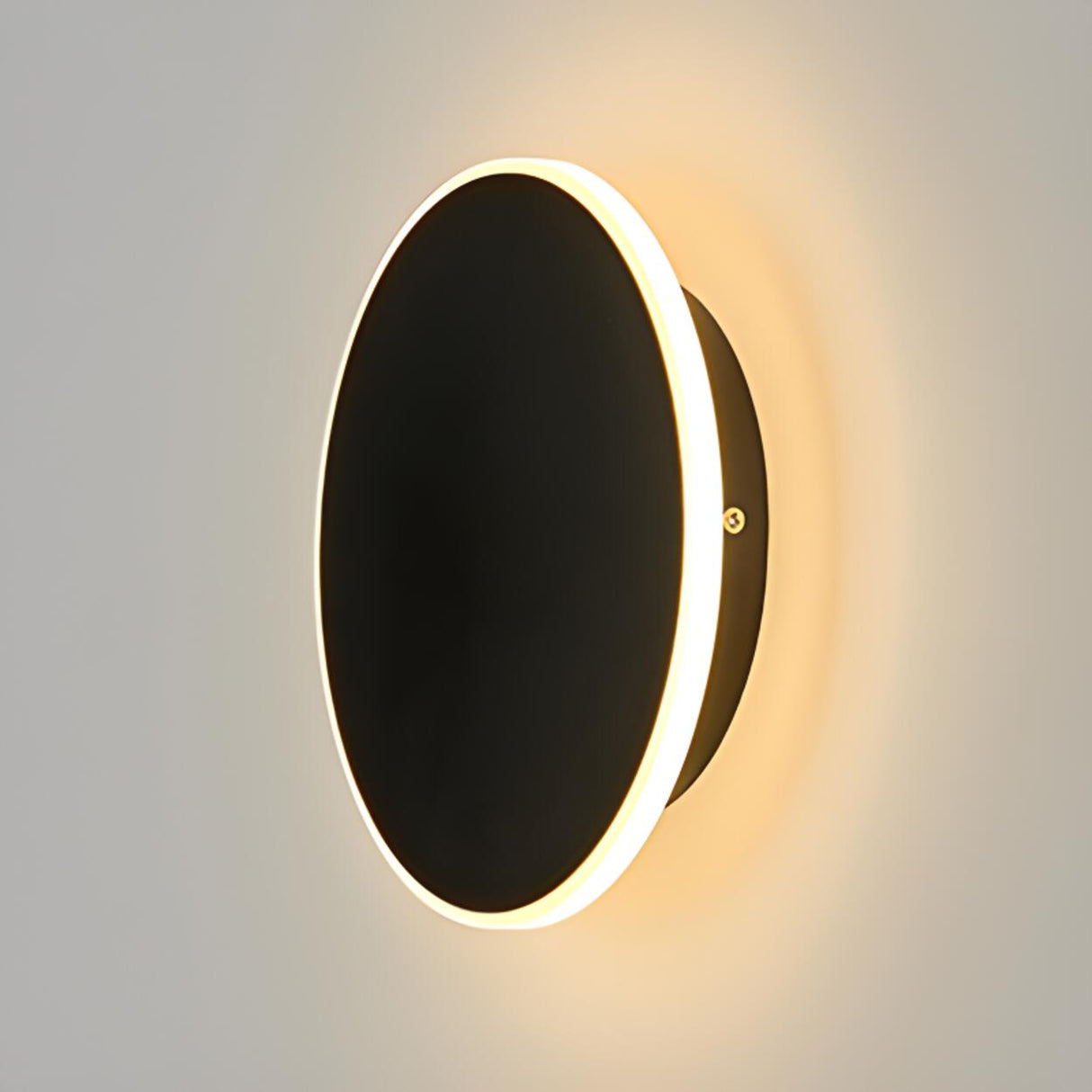 Modern Minimalist Round LED Wall Lamp Image - 16