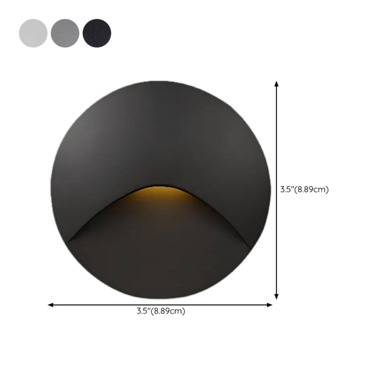 Modern Minimalist Round LED Wall Sconce 