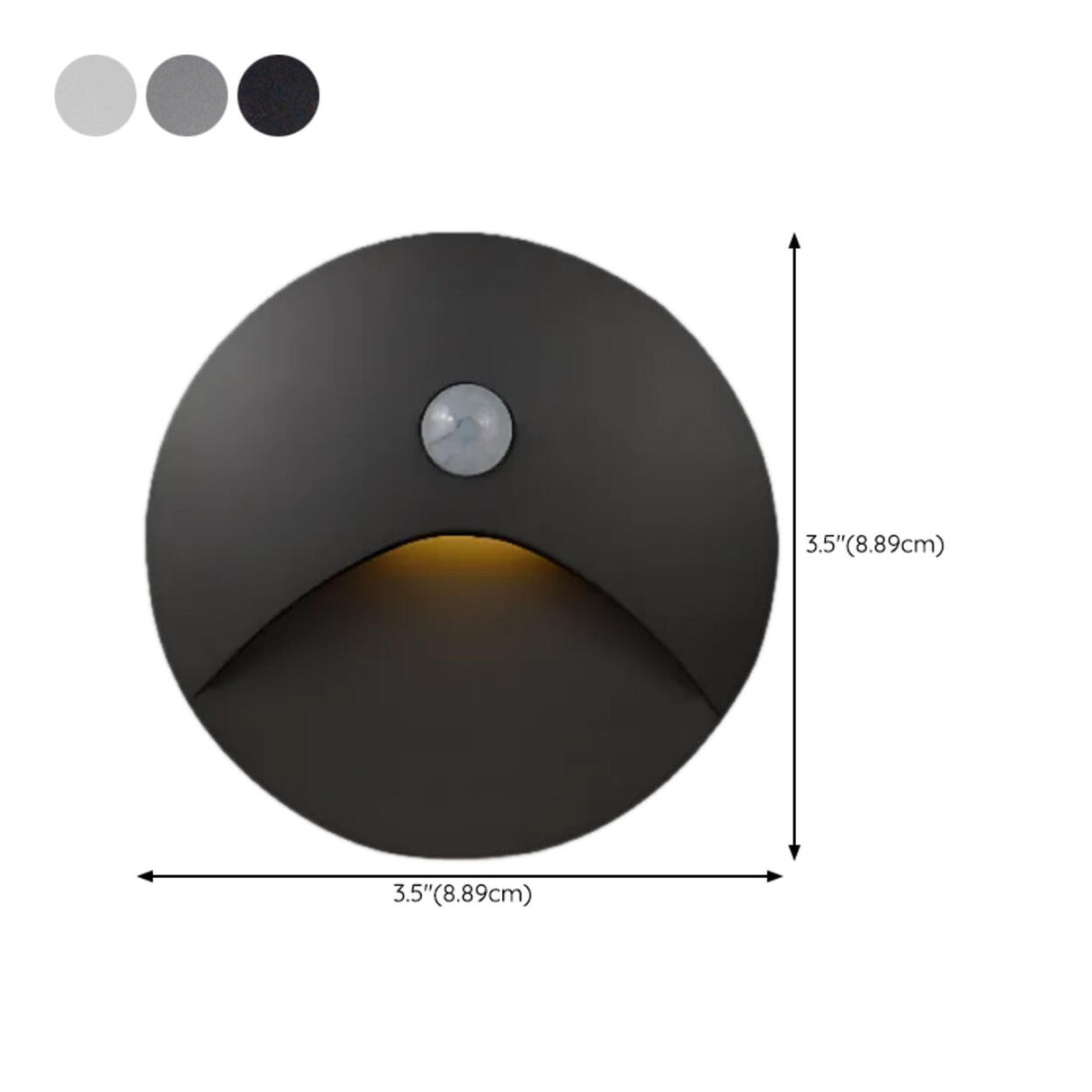 Modern Minimalist Round LED Wall Sconce Image - 19