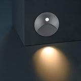 Modern Minimalist Round LED Wall Sconce Image - 4