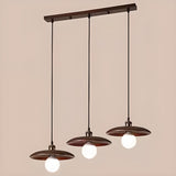 Modern Minimalist Solid Wooden Disc Pendant Lights Image - 27