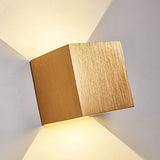 Modern Minimalist Square Up Down Wall Sconce Image - 13