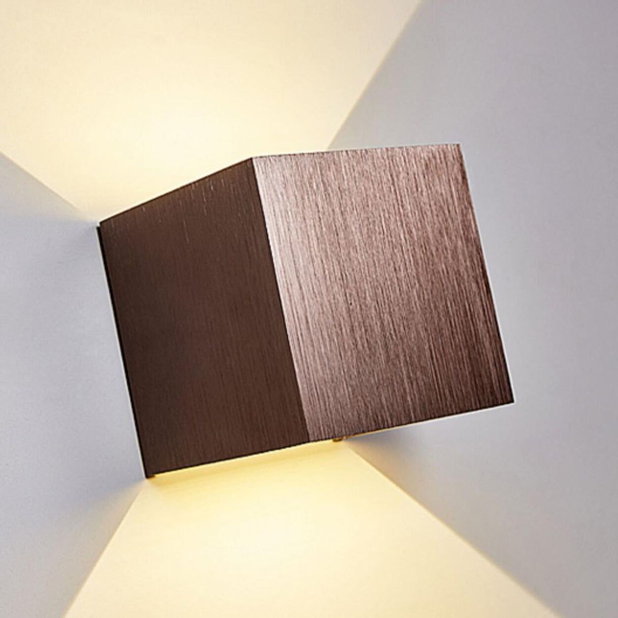 Modern Minimalist Square Up Down Wall Sconce Image - 16