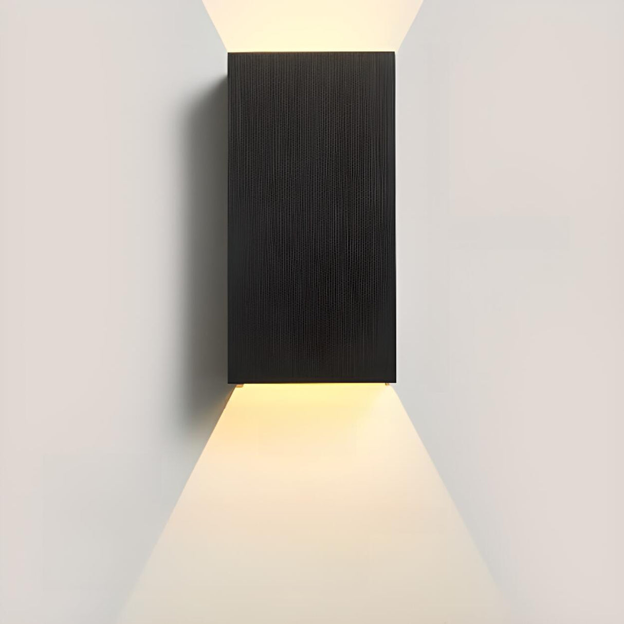 Modern Minimalist Square Up Down Wall Sconce Image - 17