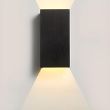 Modern Minimalist Square Up Down Wall Sconce Image - 17