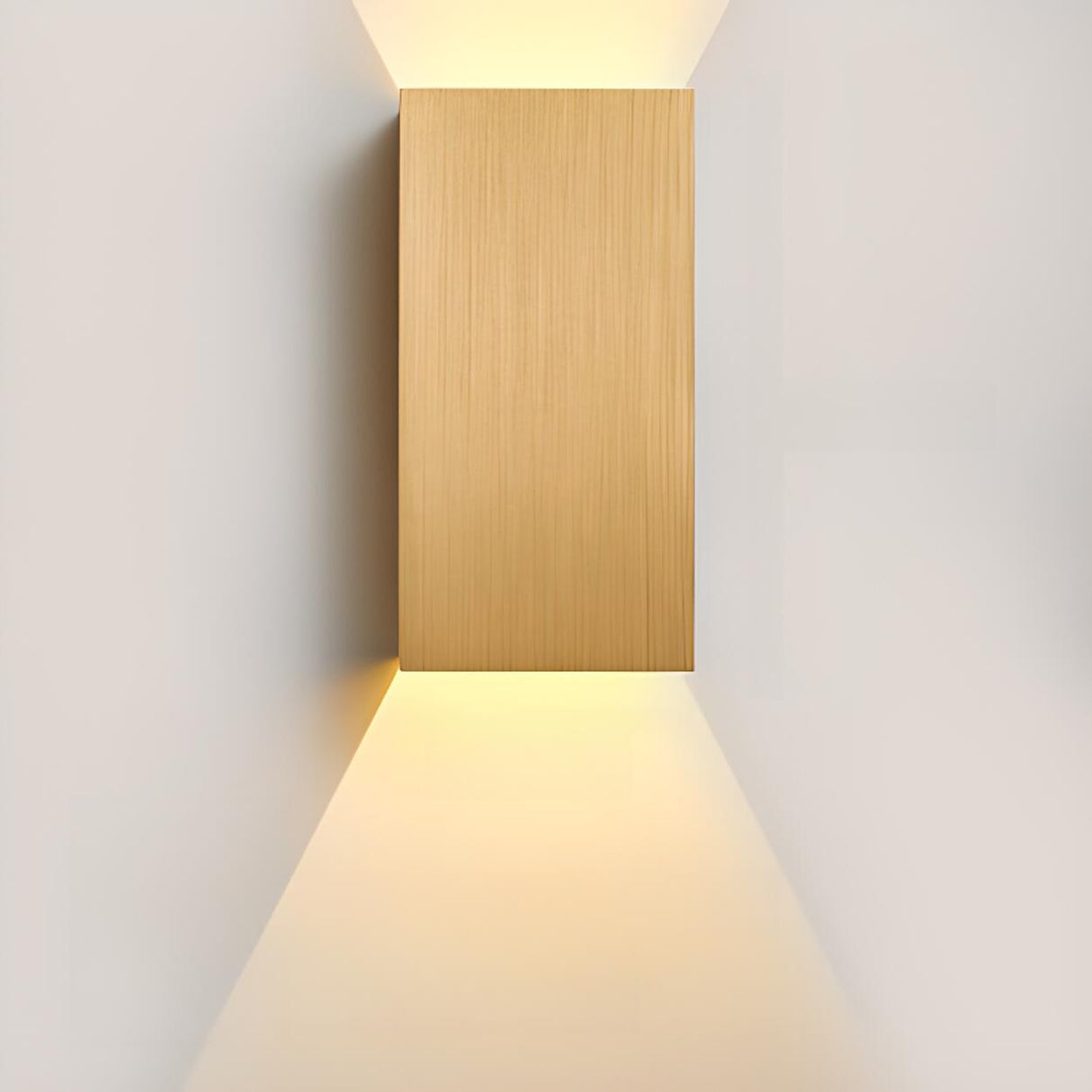 Modern Minimalist Square Up Down Wall Sconce Image - 19