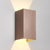 Modern Minimalist Square Up Down Wall Sconce Image - 20