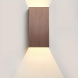 Modern Minimalist Square Up Down Wall Sconce Image - 21