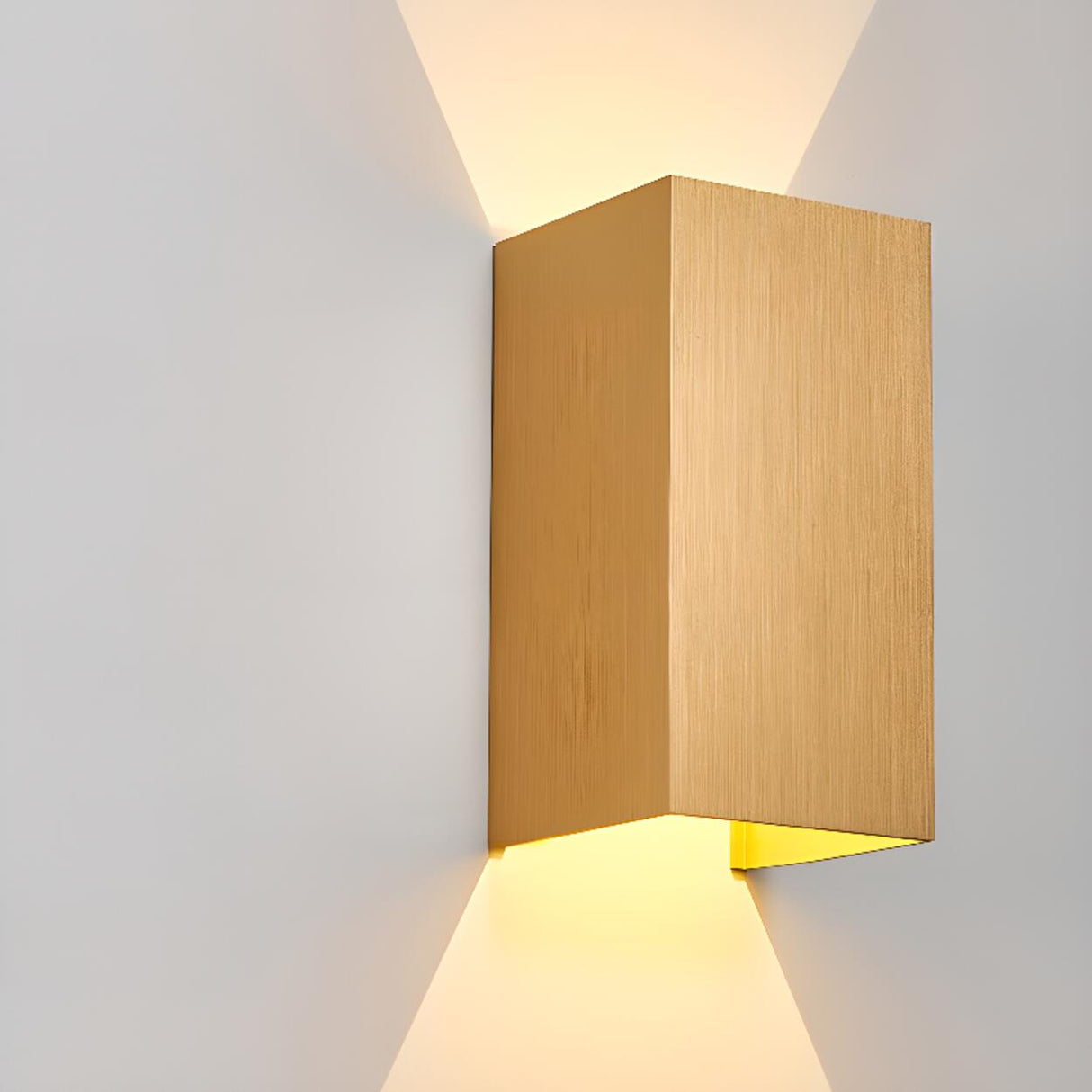 Modern Minimalist Square Up Down Wall Sconce Image - 22