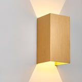 Modern Minimalist Square Up Down Wall Sconce Image - 22