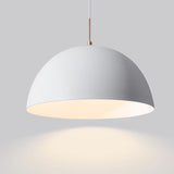 Modern Minimalist Triple Dome Vaulted Iron Pendant Light Image - 12