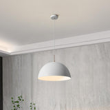 Modern Minimalist Triple Dome Vaulted Iron Pendant Light Image - 18