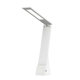 Modern Minimalist White Adjustable LED Table Lamp Image - 5