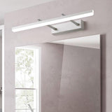 Modern Minimalist White Bathrooms LED Vanity Light Image - 1