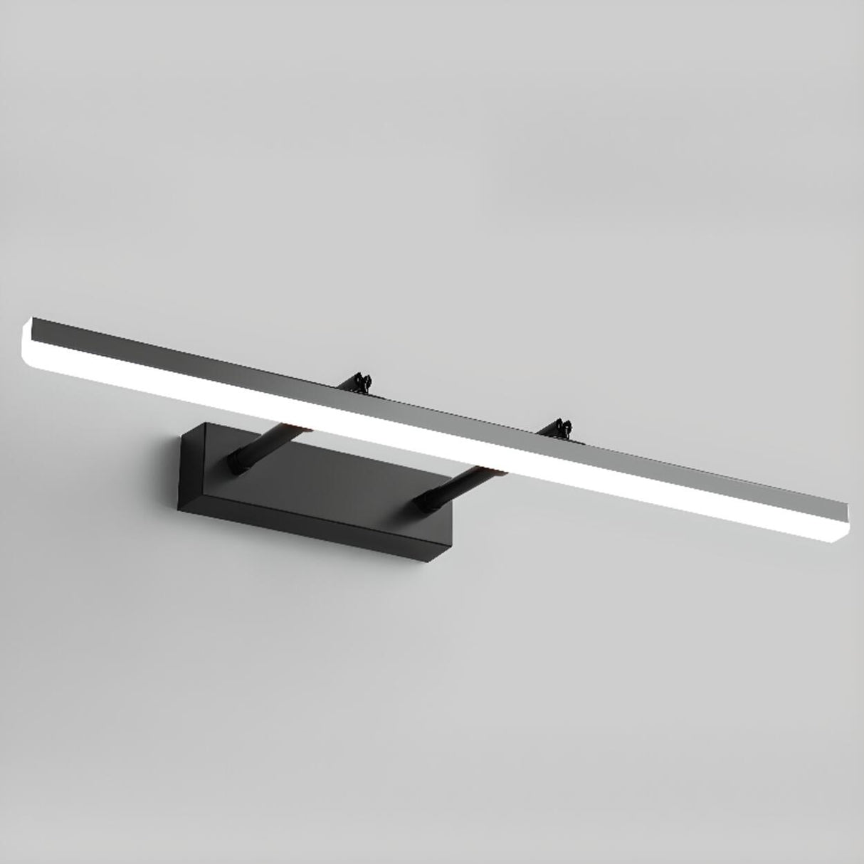 Modern Minimalist White Bathrooms LED Vanity Light Image - 10