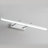 Modern Minimalist White Bathrooms LED Vanity Light Image - 12