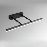 Modern Minimalist White Bathrooms LED Vanity Light Image - 13