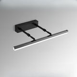 Modern Minimalist White Bathrooms LED Vanity Light Image - 2