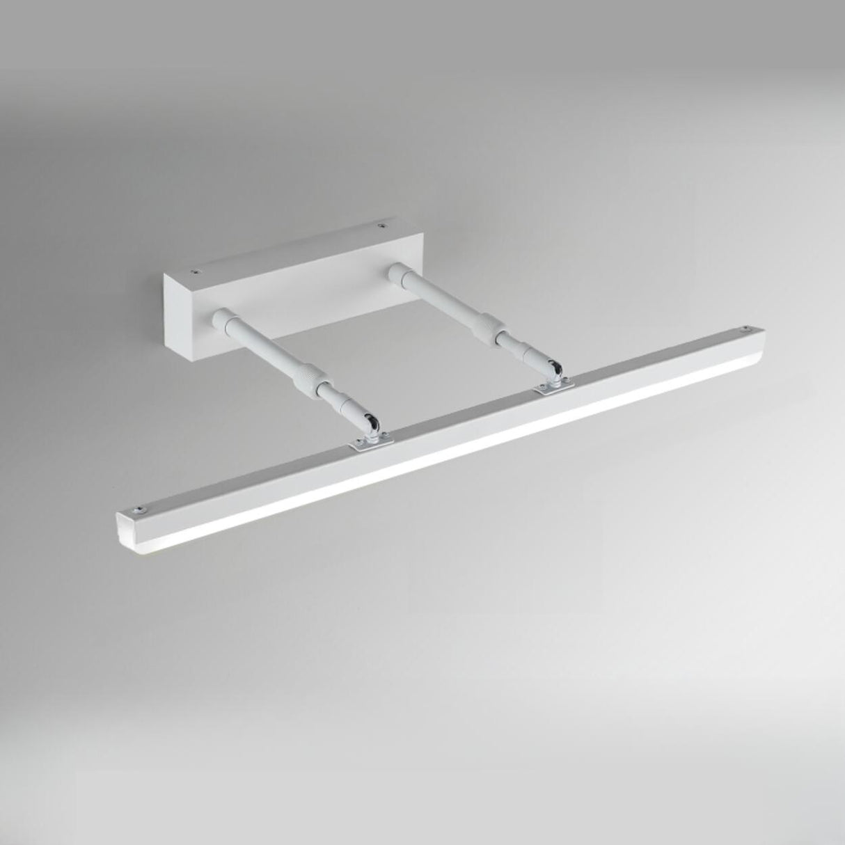 Modern Minimalist White Bathrooms LED Vanity Light Image - 25