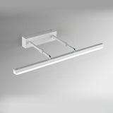 Modern Minimalist White Bathrooms LED Vanity Light Image - 27