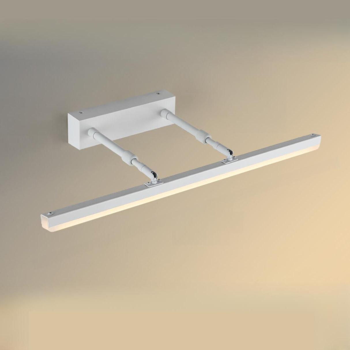 Modern Minimalist White Bathrooms LED Vanity Light Image - 28