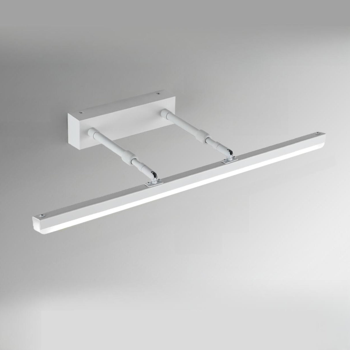 Modern Minimalist White Bathrooms LED Vanity Light Image - 29