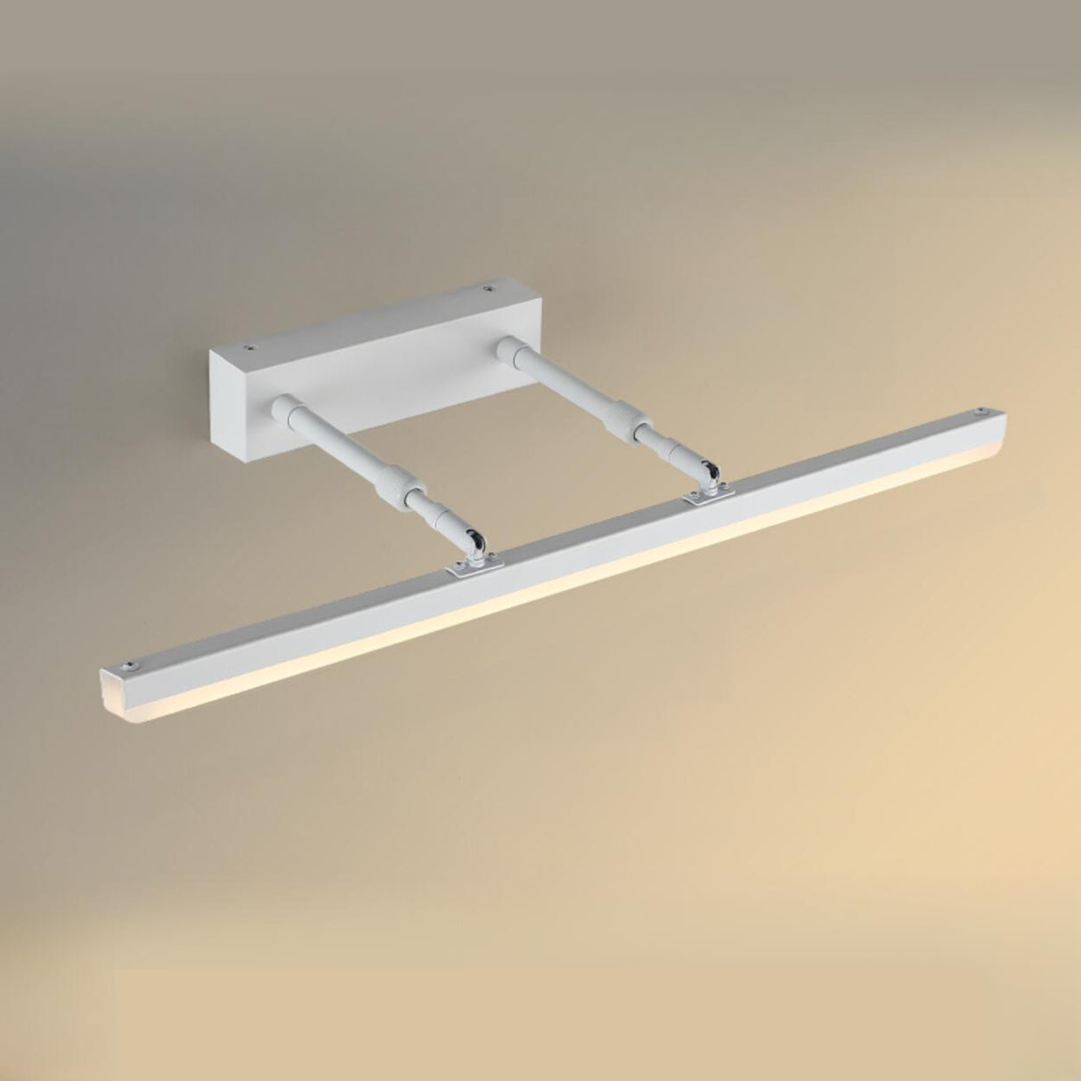 Modern Minimalist White Bathrooms LED Vanity Light Image - 30