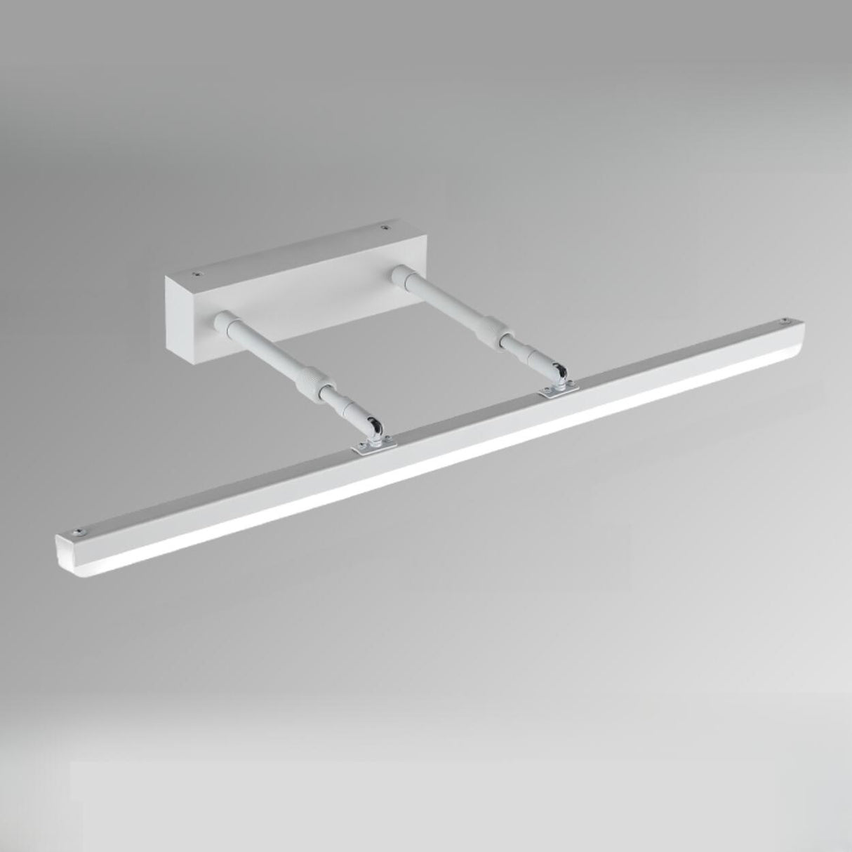 Modern Minimalist White Bathrooms LED Vanity Light Image - 31