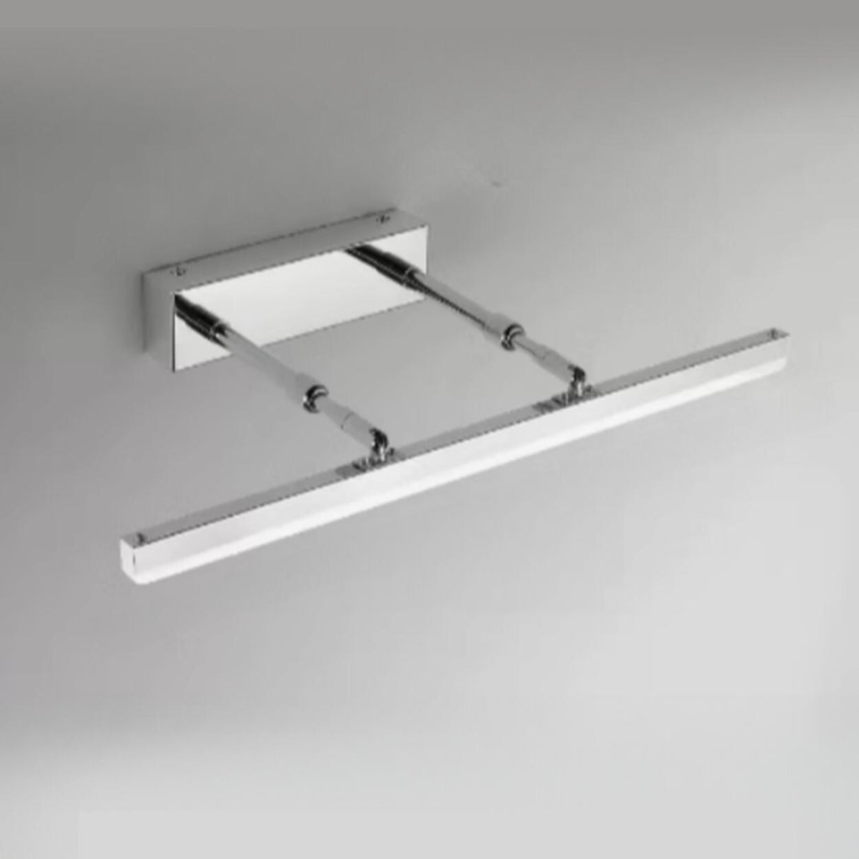 Modern Minimalist White Bathrooms LED Vanity Light Image - 33