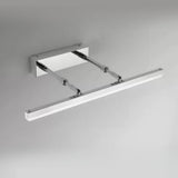 Modern Minimalist White Bathrooms LED Vanity Light Image - 33