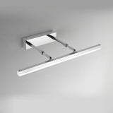 Modern Minimalist White Bathrooms LED Vanity Light Image - 35