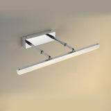 Modern Minimalist White Bathrooms LED Vanity Light Image - 36