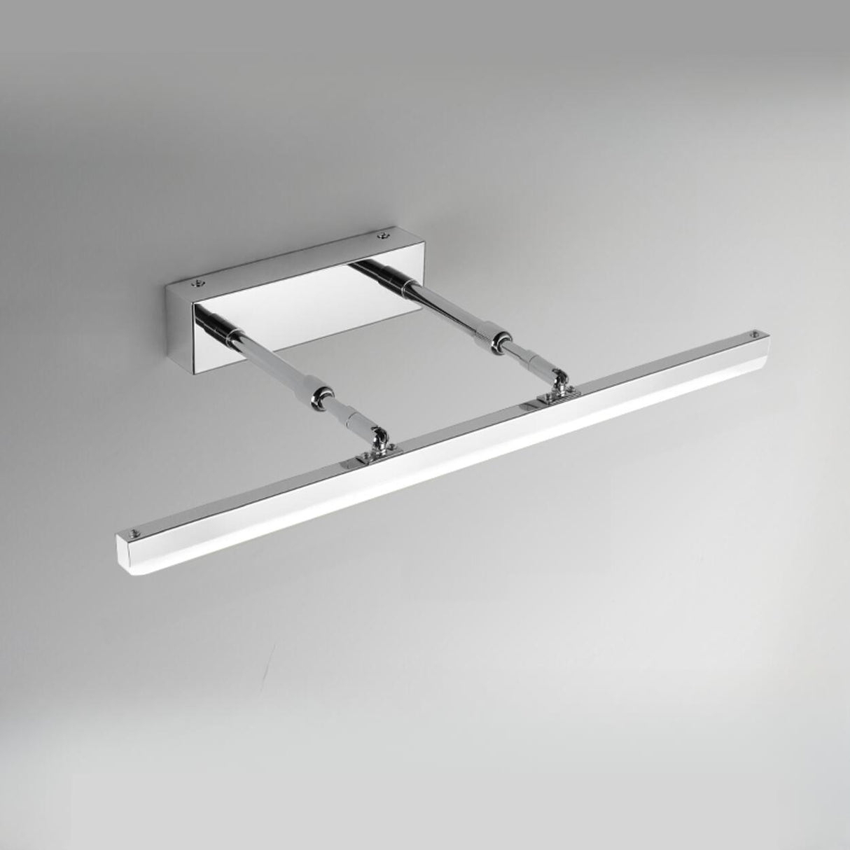 Modern Minimalist White Bathrooms LED Vanity Light Image - 37