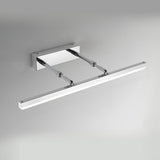 Modern Minimalist White Bathrooms LED Vanity Light Image - 39