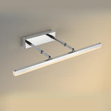 Modern Minimalist White Bathrooms LED Vanity Light Image - 40