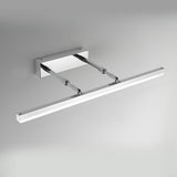 Modern Minimalist White Bathrooms LED Vanity Light Image - 41