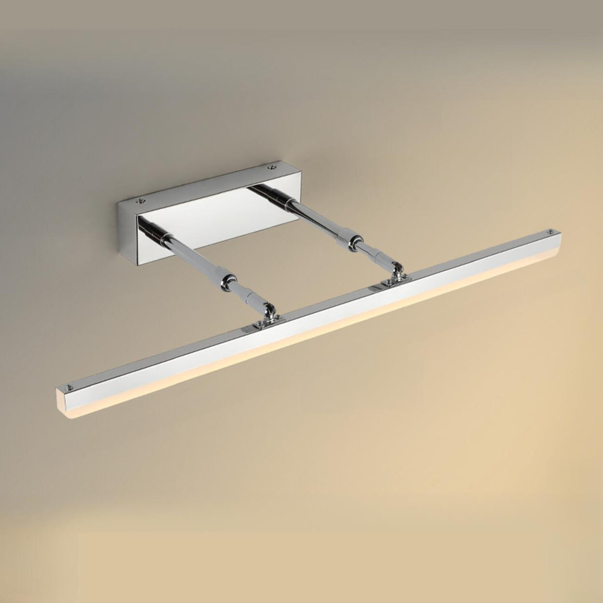 Modern Minimalist White Bathrooms LED Vanity Light Image - 42