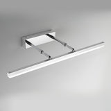 Modern Minimalist White Bathrooms LED Vanity Light Image - 43