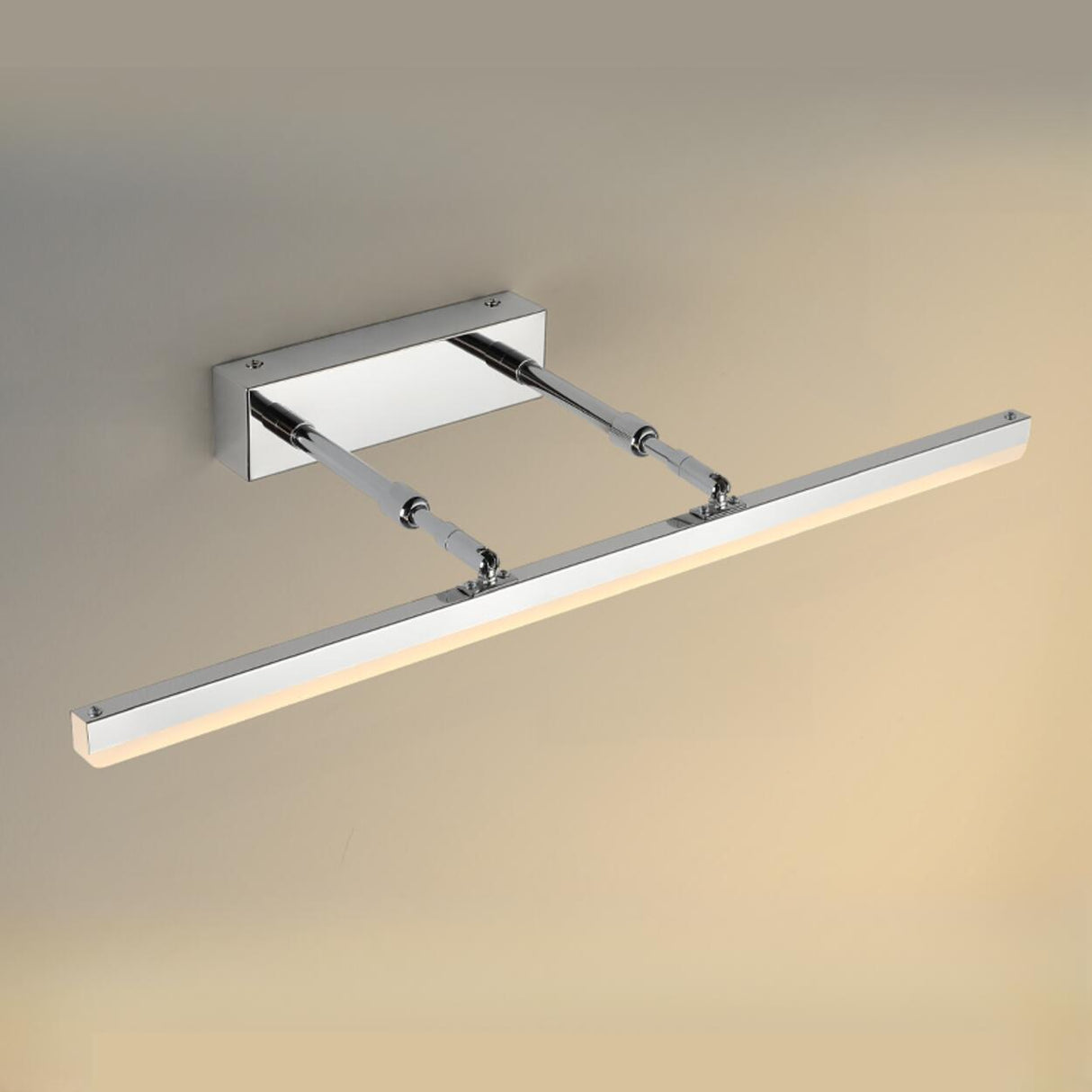 Modern Minimalist White Bathrooms LED Vanity Light Image - 44