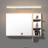 Modern Minimalist White Bathrooms LED Vanity Light Image - 6