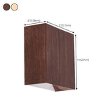 Modern Minimalist Wooden Cube Wall Light #size