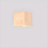 Modern Minimalist Wooden Cube Wall Light Image - 3