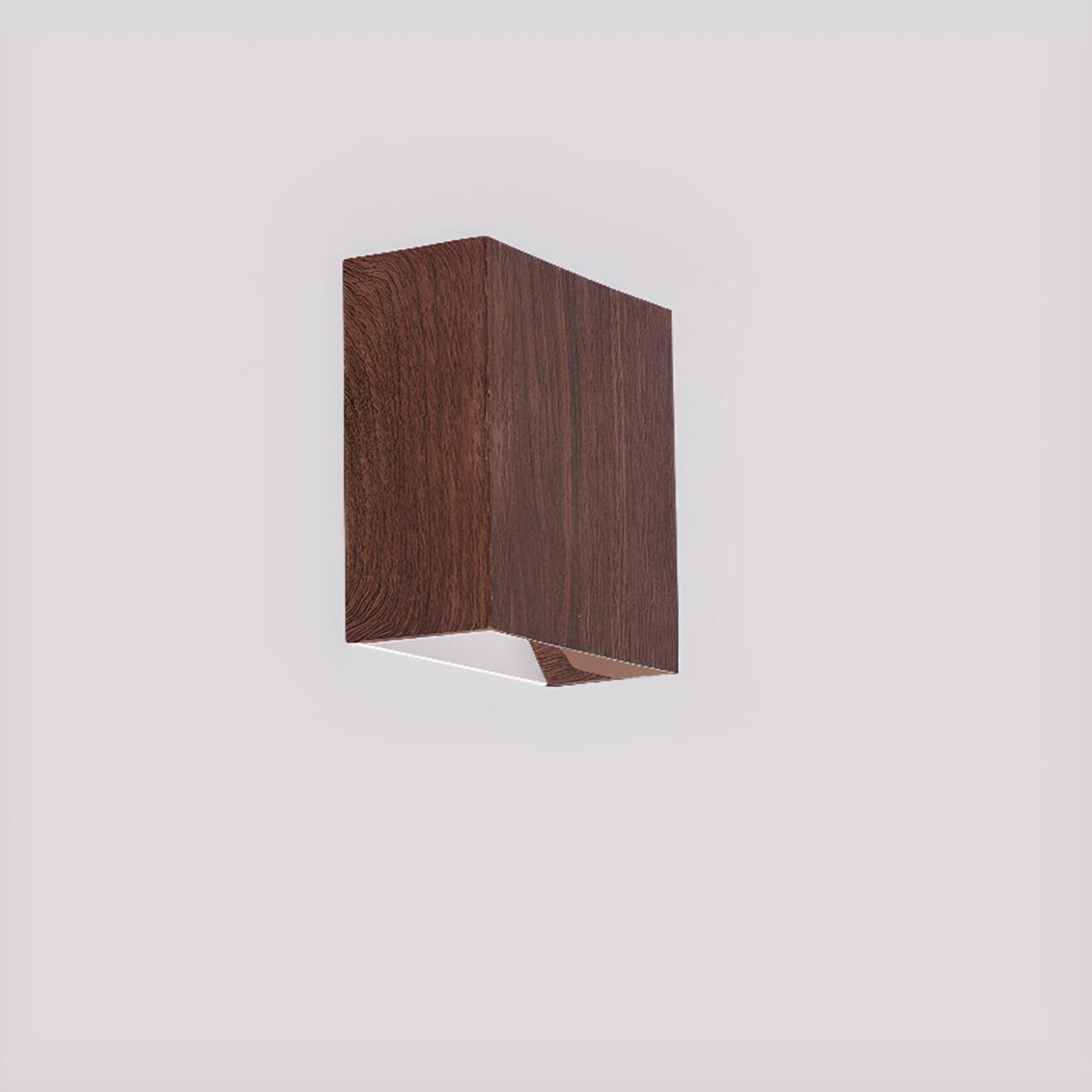 Modern Minimalist Wooden Cube Wall Light Image - 5